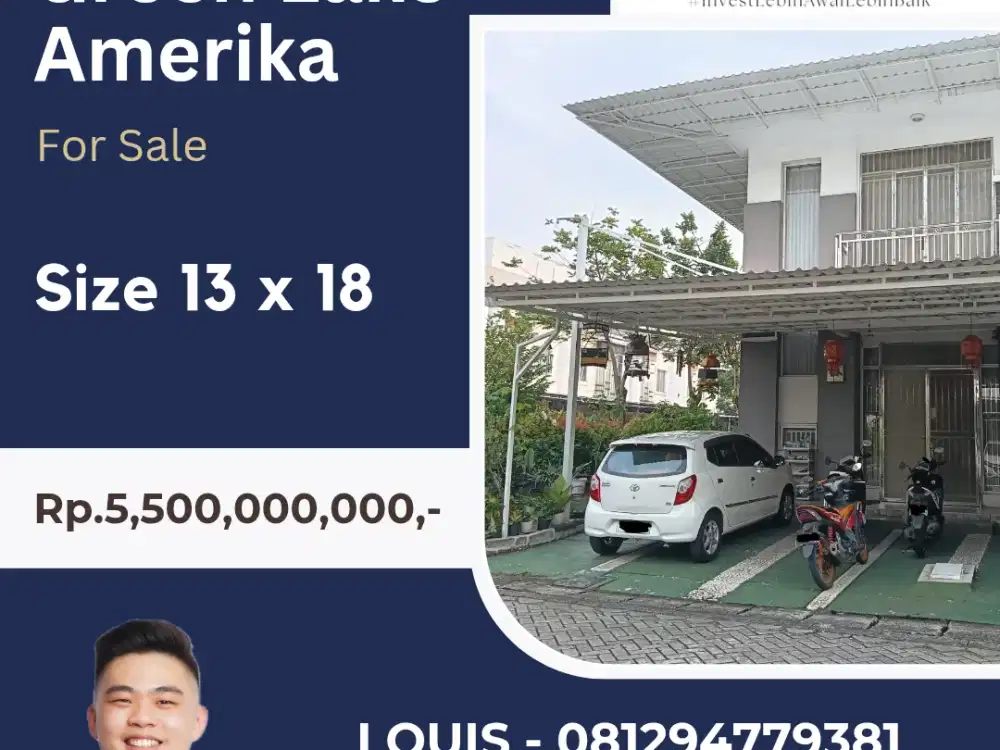 JUAL GREEN LAKE CITY CLUSTER AMERIKA HOEK