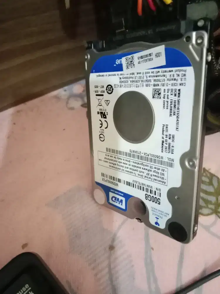 Hdd WD 500gb 2.5  100%
