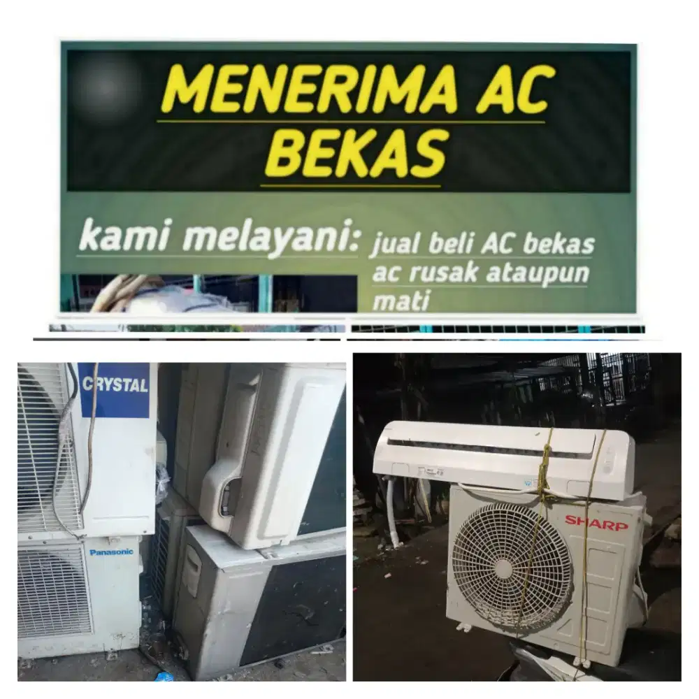 Terima ac bekas rusak