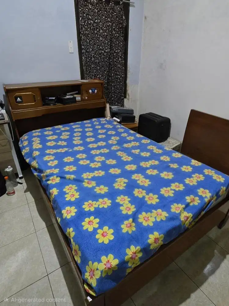 Jual dipan kayu jati kuno uk 120 x 200