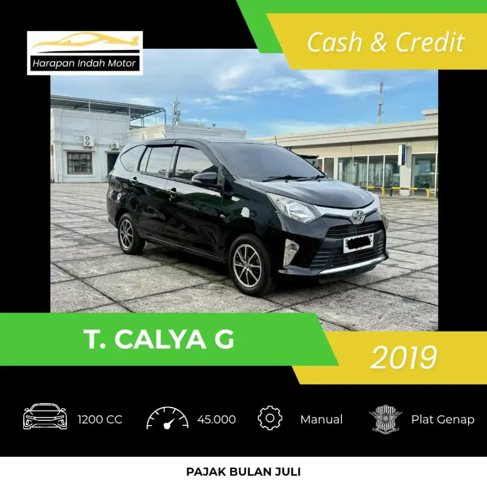 Toyota Calya G Manual 2019 Low KM 45RB Antik