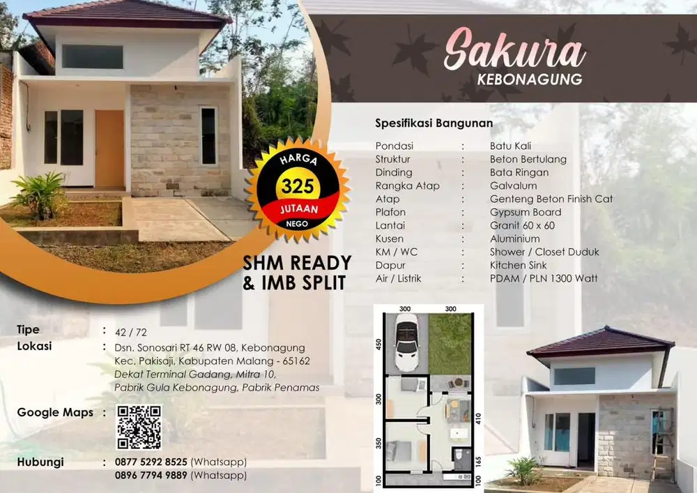 Rumah belakang Pabrik Gula Kebonagung