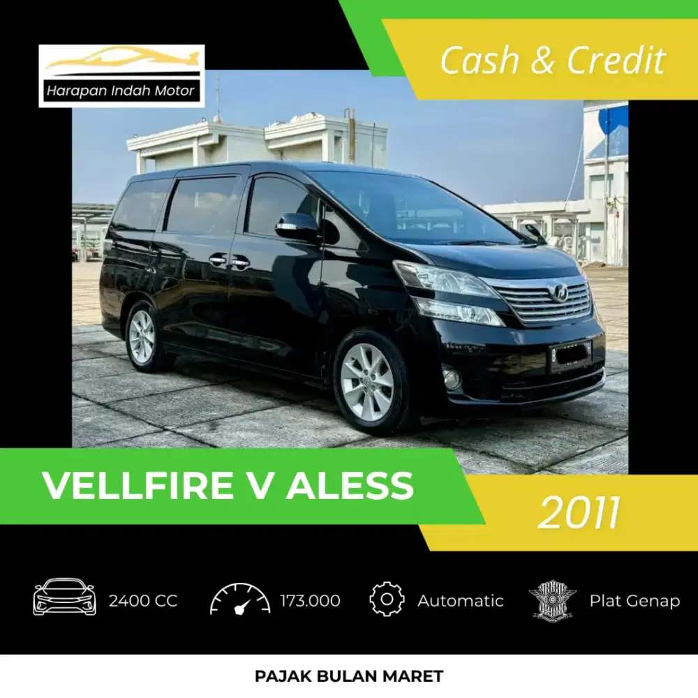 Toyota Vellfire V Audioless 2011 KM 173RB