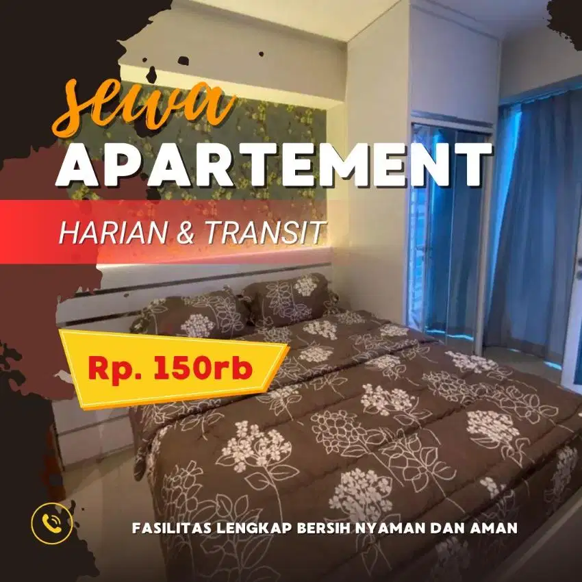 SEWA APARTEMEN BEKASI TRANSPARK JUANDA HARIAN/TRANSIT TERMURAH