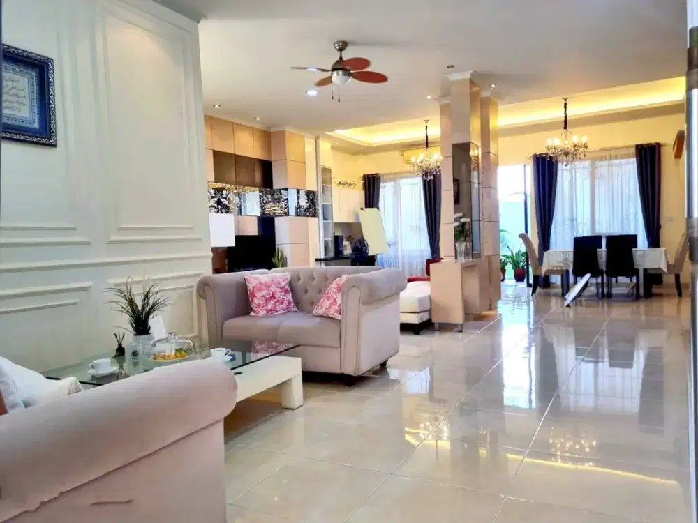 Rumah Mewah Homie Terawat dan Siap Huni di Delatinos Bsd