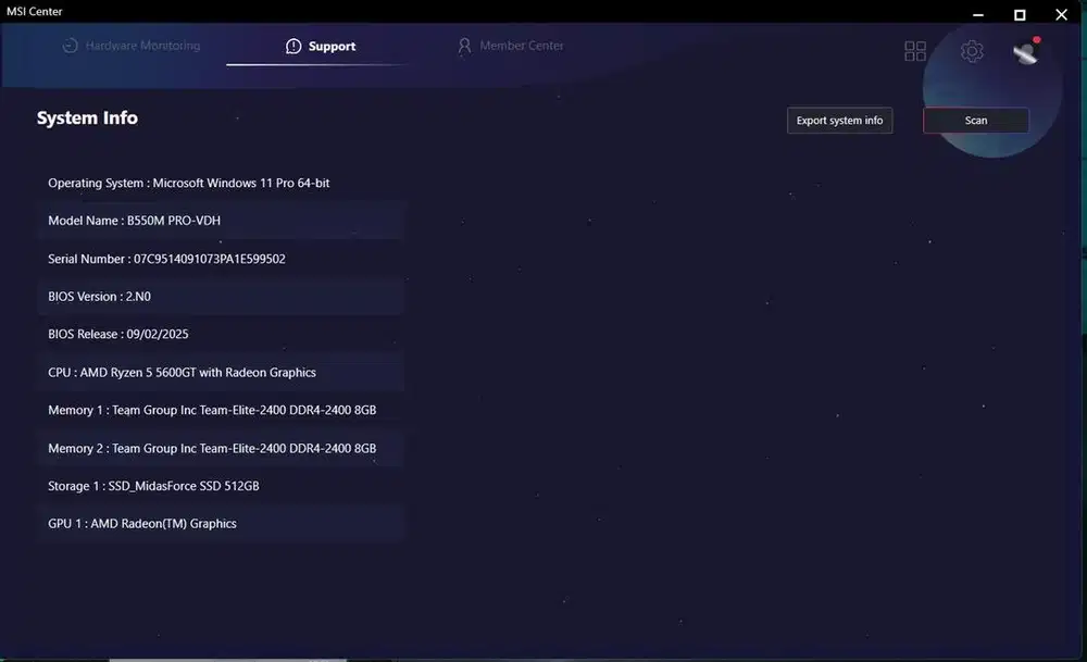 PC game AMD Ryzen 5 5600GT Plus Monitor