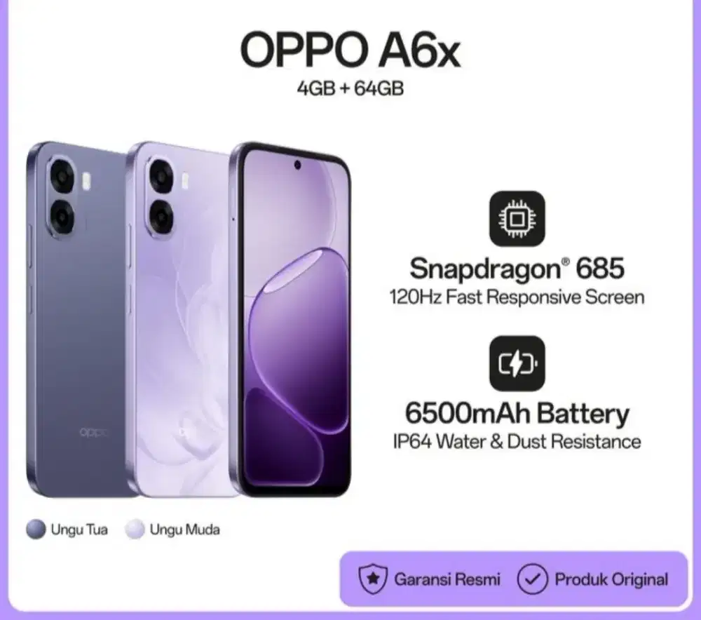 SERI A OPPO A6X