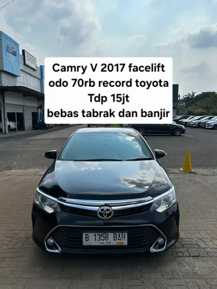 Toyota Camry V 2017 tdp20jt 2018 record facelift 2016 hitam