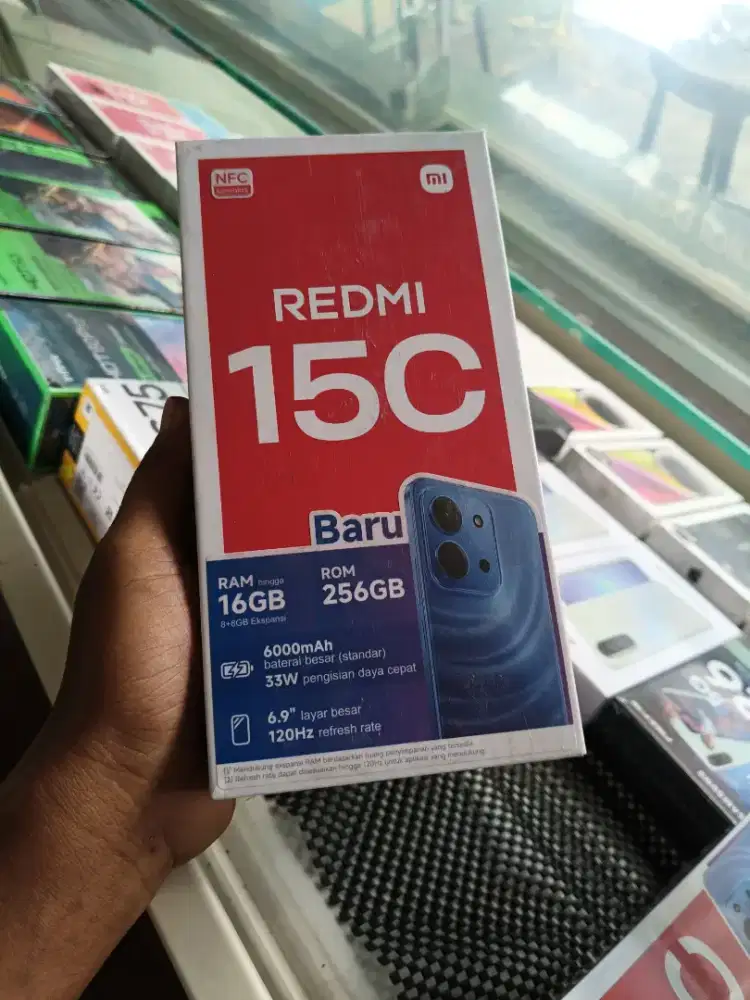 new redmi 15c 8/256 garansi resmi