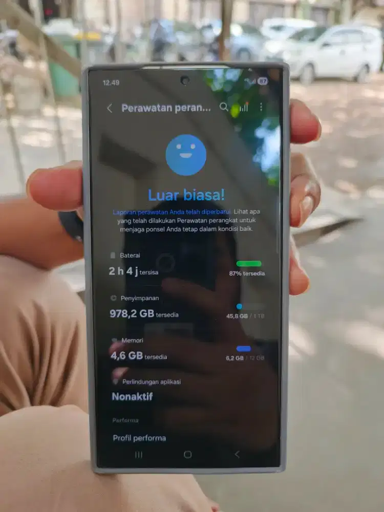 Jual HP samsung S24 Ultra 1 tb second