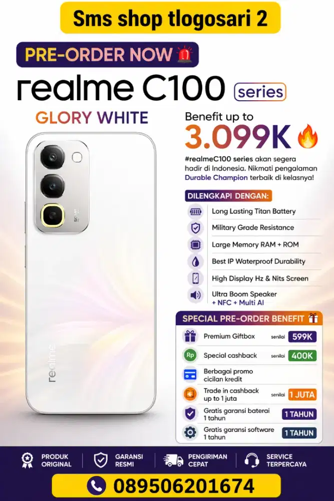 New arrival REALME  C100 series