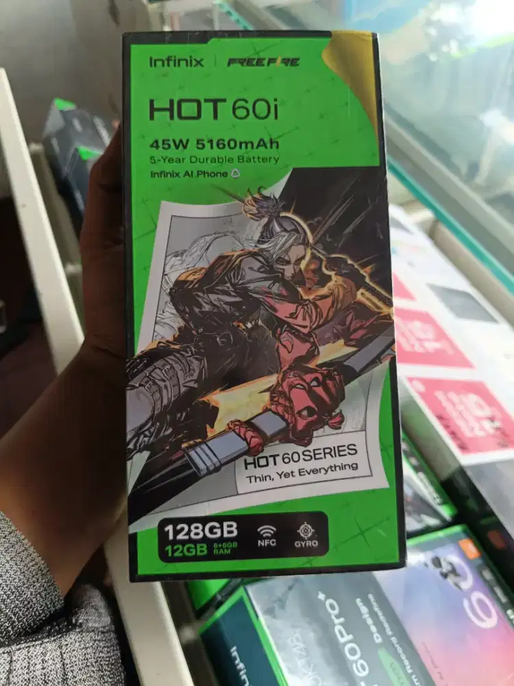 new infinix hot 60i 6/128 garansi resmi