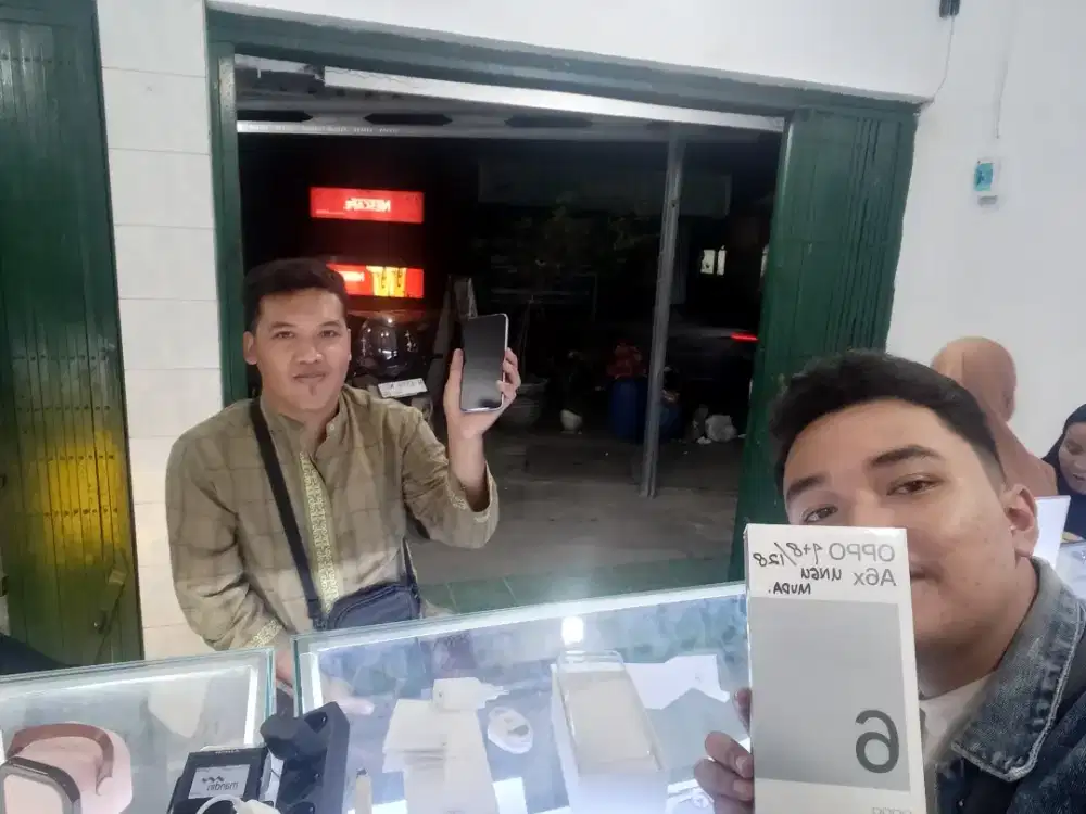 oppo A6x 4+8/128 promo free oppo care asuransi layar selama 1 rahun