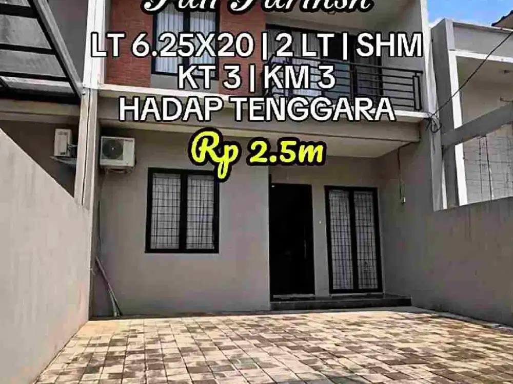 Wilson Rumah siap huni uk 6.25x20 bebas banjir di meruya puri