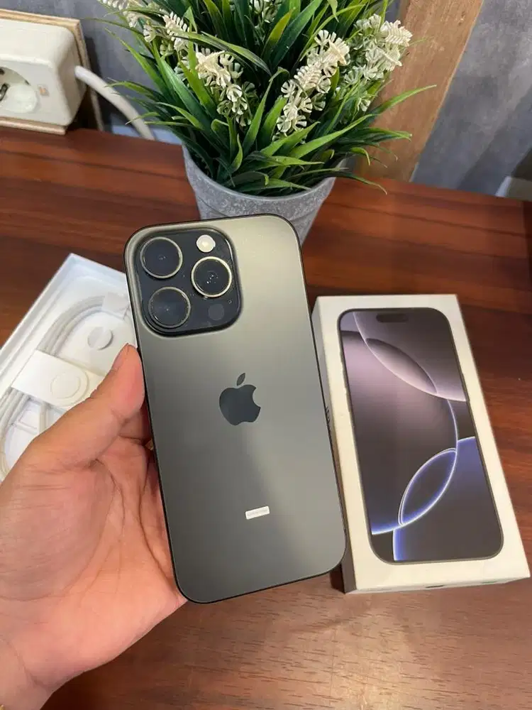 Iphone 16pro 128 Black Ibox on 21/04/2026 fullset Bh96%