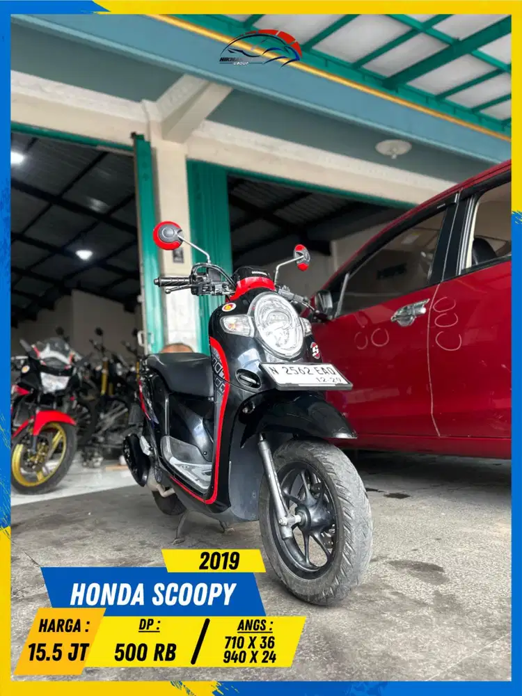 HONDA SCOOPY 2019 MANTAP POLL MASZEEHH HIKMAH MOTOR KEPUH MALANG