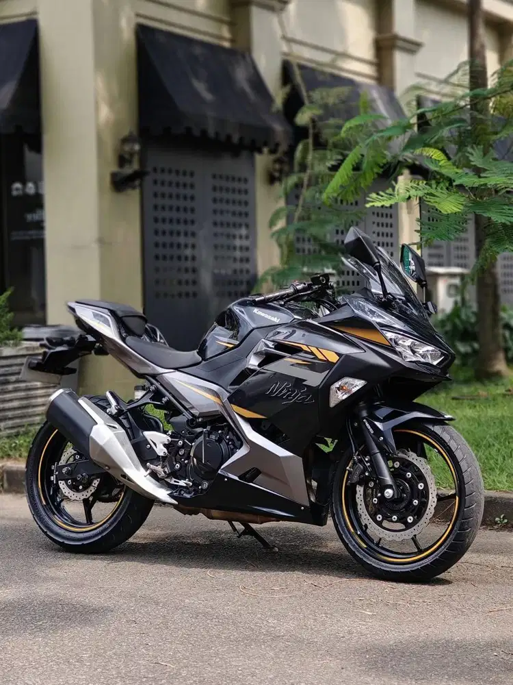 KAWASAKI NEW NINJA 250 FI ABS MDP KEYLESS 2021 GREY KM LOW PAJAK HIDUP