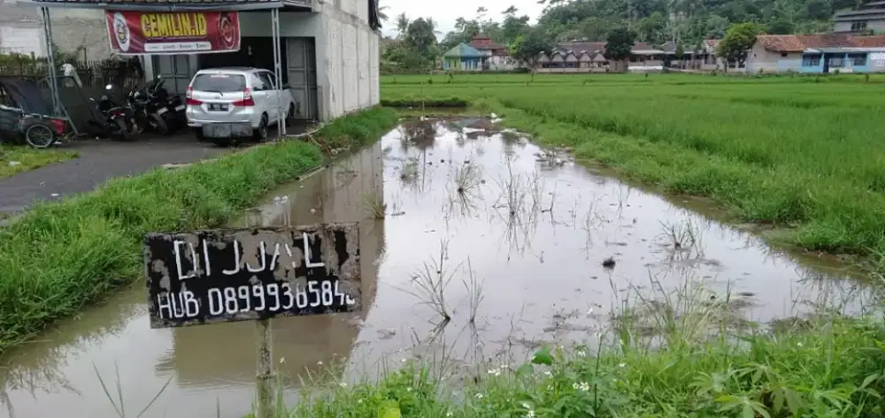 Bismillah, DIJUAL SAWAH /TANAH PINGGIR JALAN DESA, daerah CIPARAY