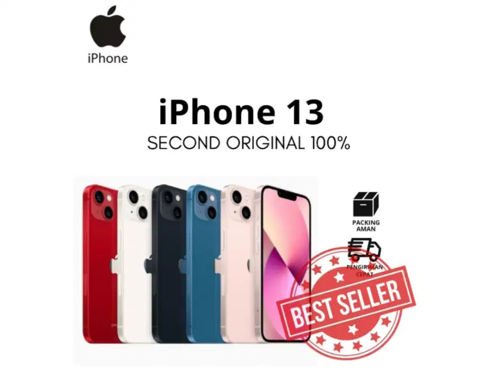 I PHONE 13, 128 GB, INTER/IBOX LENGKAP.
