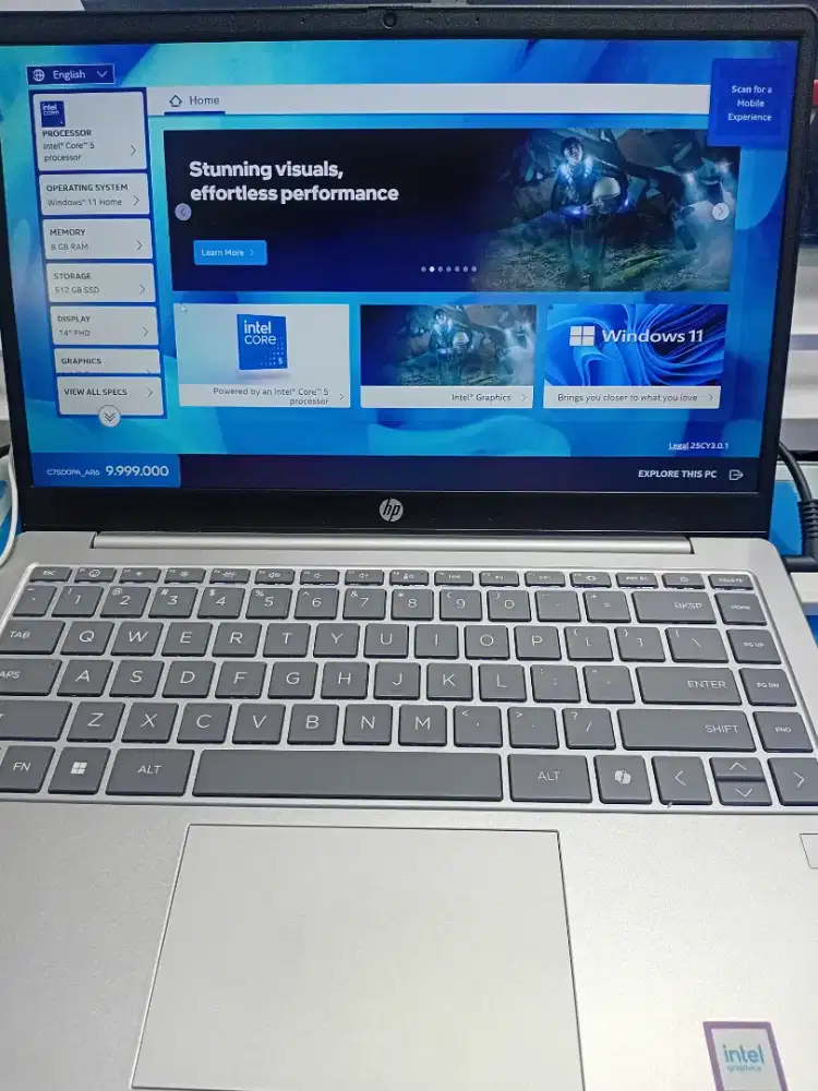 Laptop HP Intel 5 Bisa Cicilan Pake Home Credit Mulai 15rb/hari