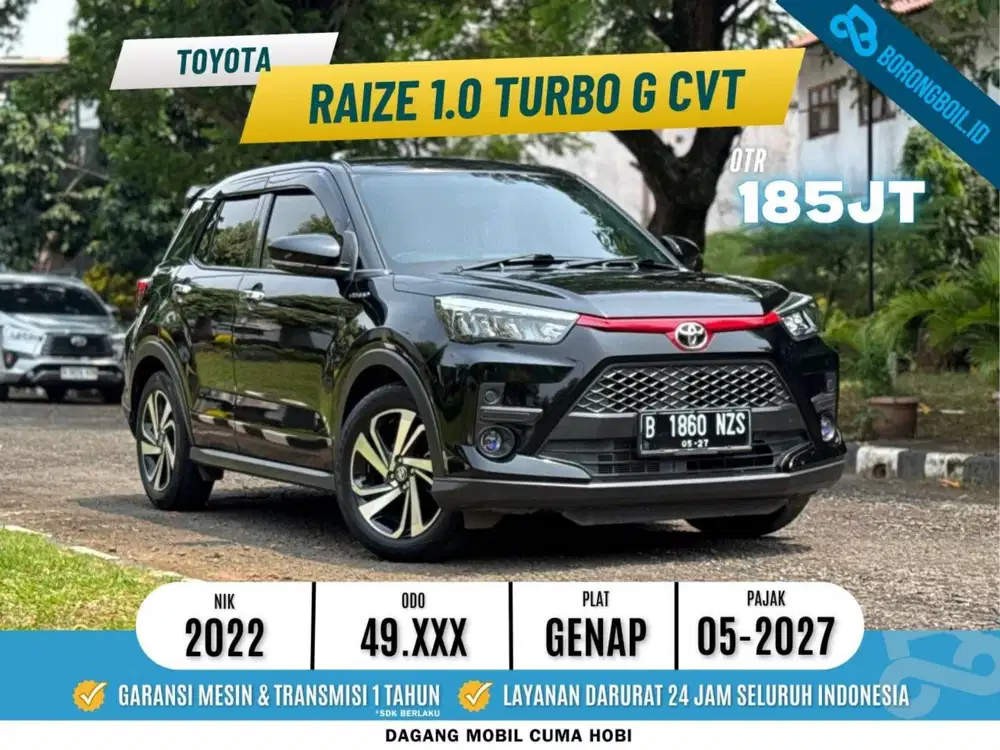 Toyota Raize 1.0 Turbo G at 2022