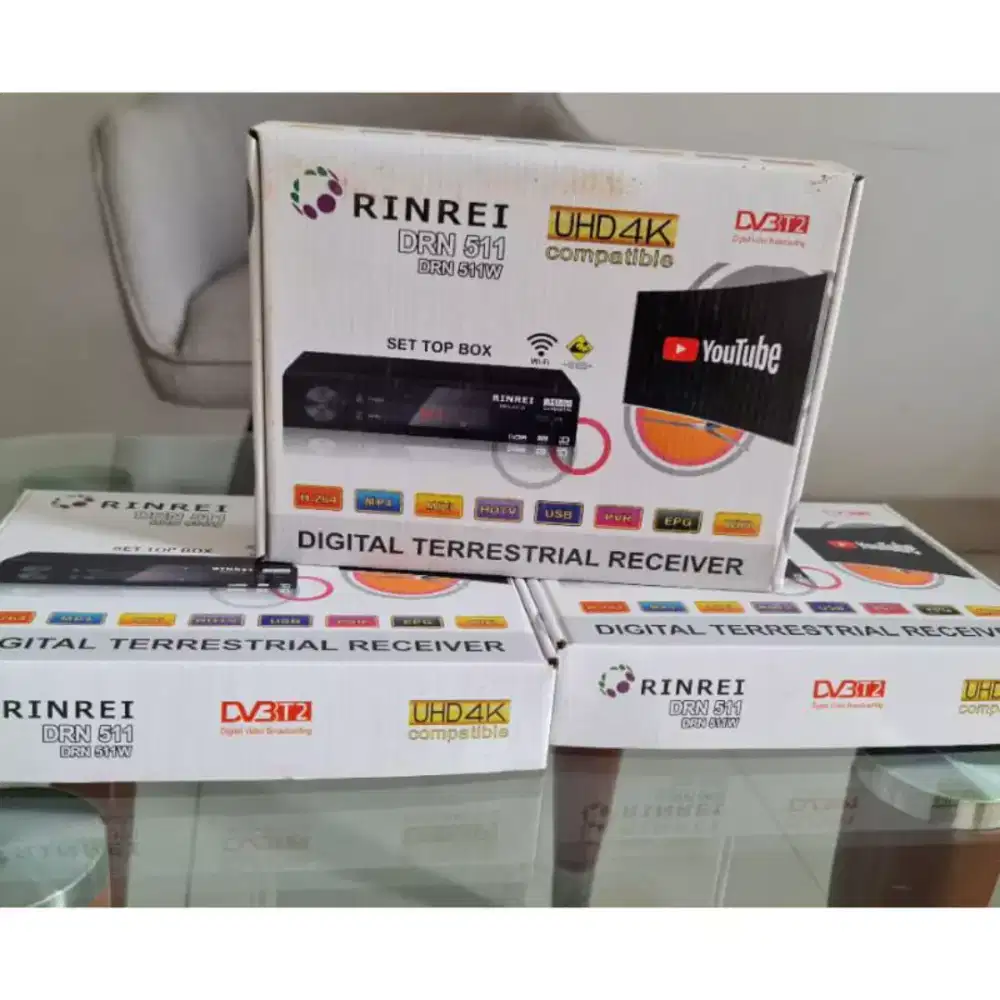 Murah: Set Top Box Rinrei 511w, STB Rinrei UHD Kualitas Premium