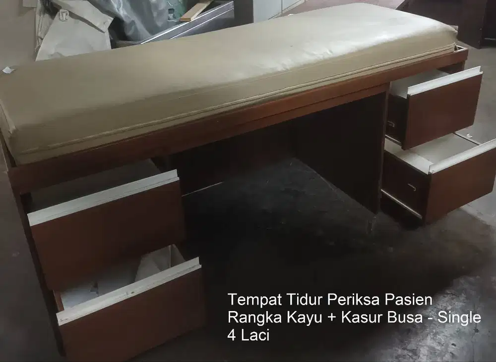 TEMPAT TIDUR / BED PERIKSA PASIEN KAYU SINGLE