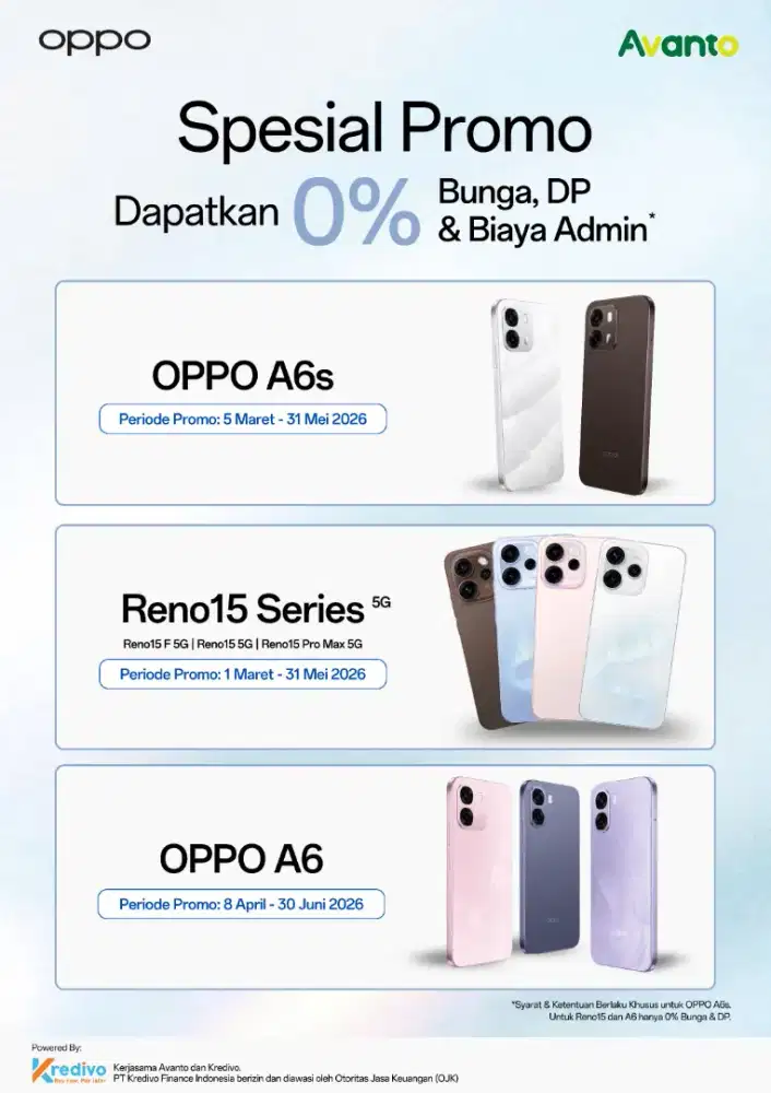 Promo Kredit Oppo Series