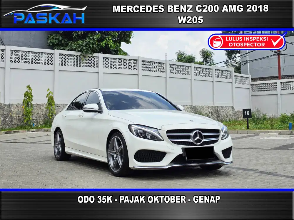 Bunga=5% TAX=OKTOBER Mercedes Benz C 200 AMG 2018 Mercy C200 amg 2018