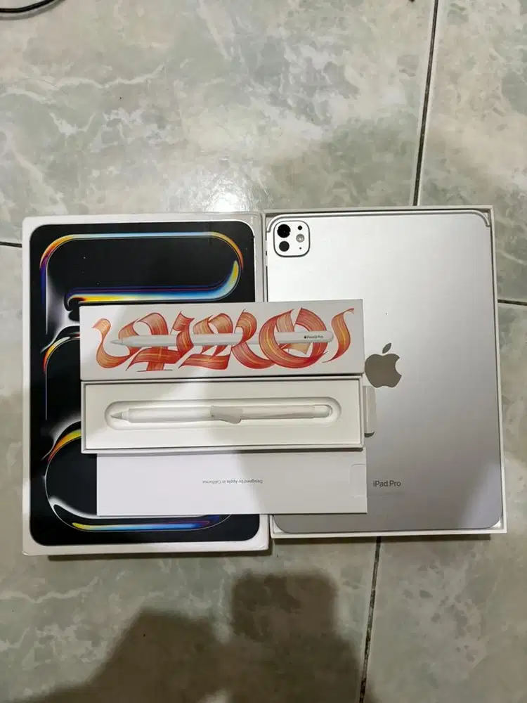 Ipad Pro M4 256gb + apple pencil pro bh 100 11 inch