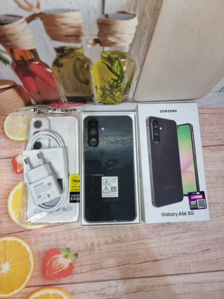 SAMSUNG A56 5g 8/256 istimewa grns 08 2026 free adaptor n case