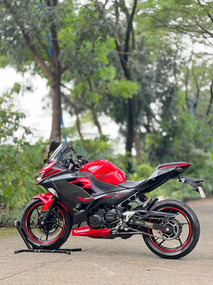 KAWASAKI NEW NINJA 250 FI ABS MDP KEYLESS MERAH 2019 KM LOW PAJAK ON