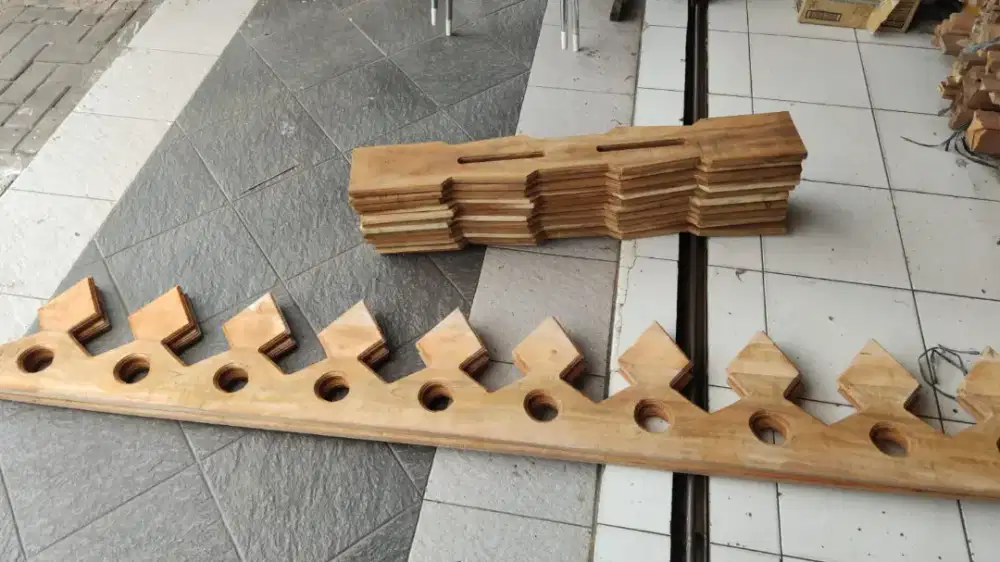 Lisplang Kayu Betawi Motif Khas Jakarta Selatan Area Mampang