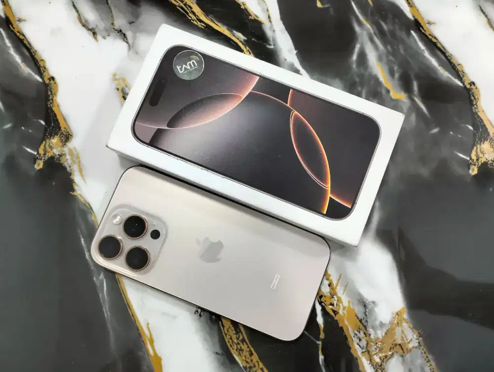 iPhone 16 Pro Desert Titanium 128 GB Garansi iBox BH 92
