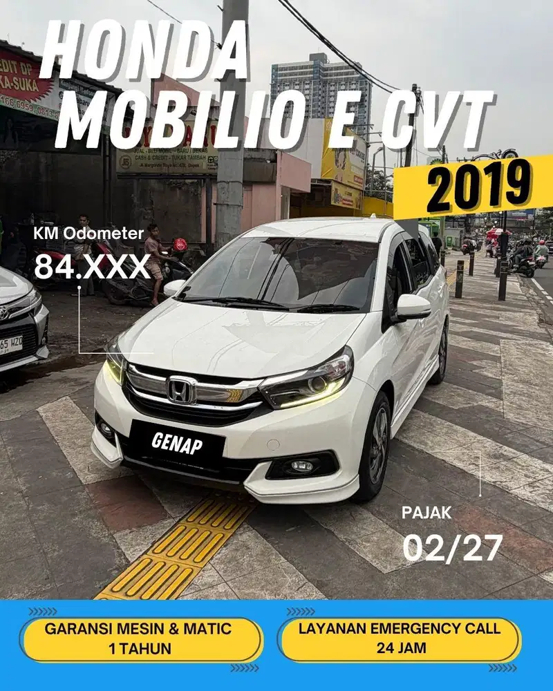 HONDA MOBILIO E CVT MATIC 2019 / GENAP