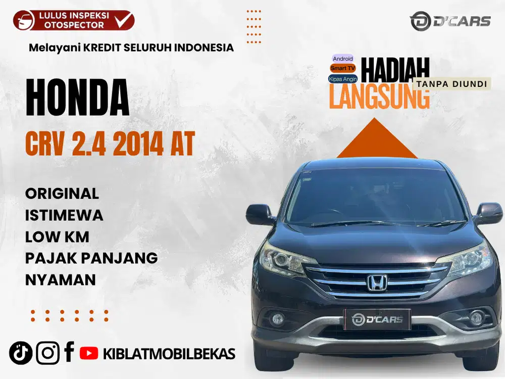 HONDA CRV 2.4 RM3 AUTOMATIC 2014 ORIGINAL ISTIMEWA