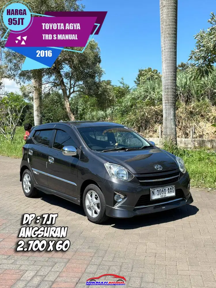 TOYOTA AGYA TRD S 2016 SIAP PAKAI TERJANGKAU