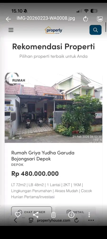 Rumah Murah Strategis Selatan Jakarta
