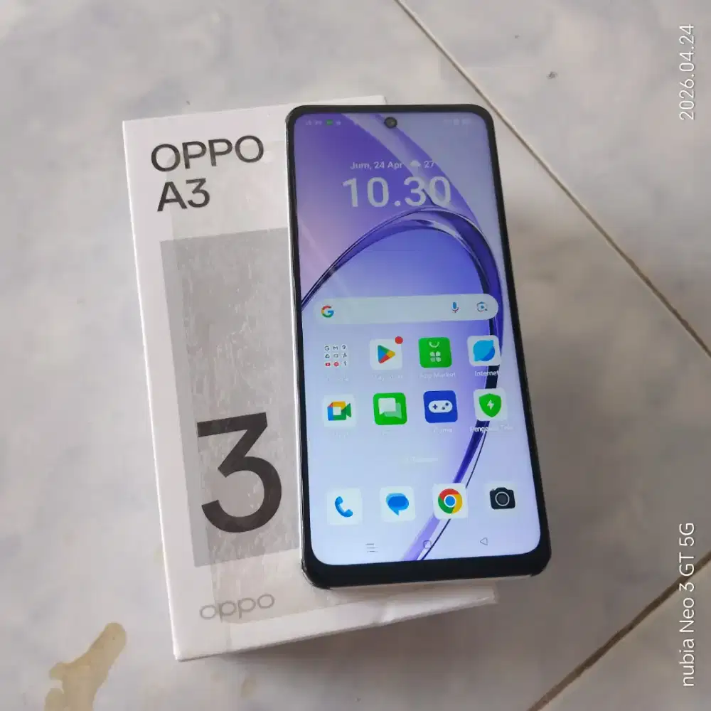 Oppo A3 Ram 8/128 Fullset Resmi Original