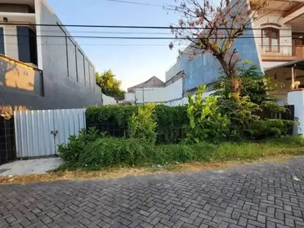 Dijual tanah Manyar Tirtoyoso Selatan Surabaya, Lebar 12 meter bisa dibangun rumah besar