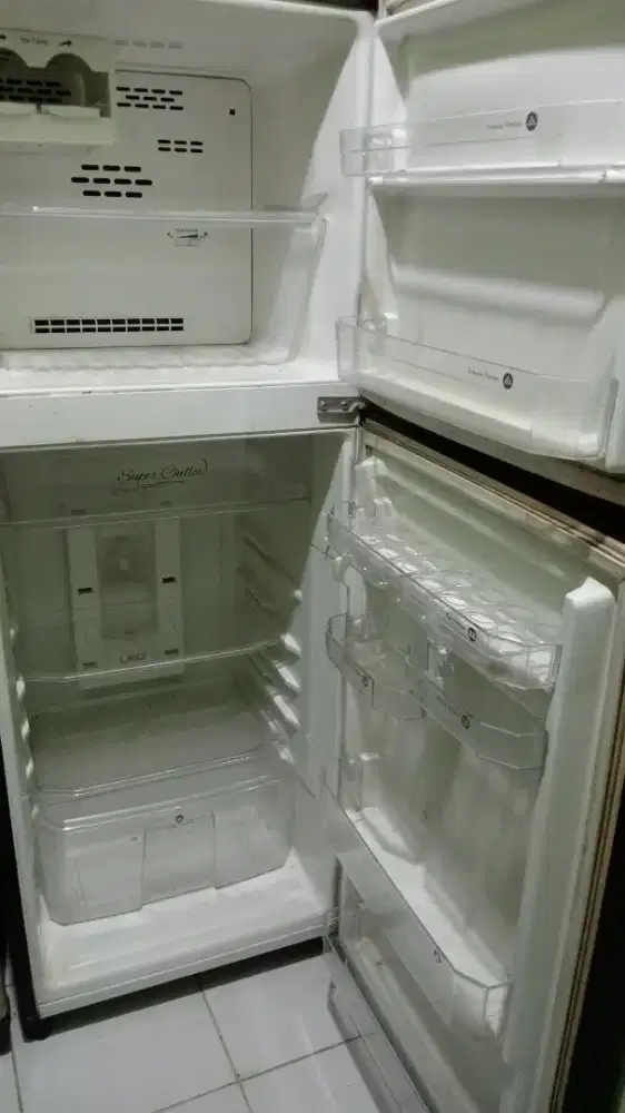 Kulkas sanken 2 pintu second