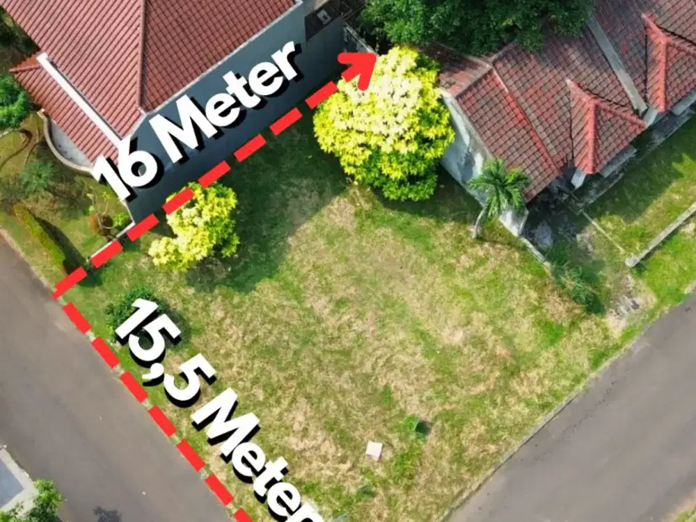 Dijual Kavling Hoek 240m² Alam Sutera Delima Siap Bangun