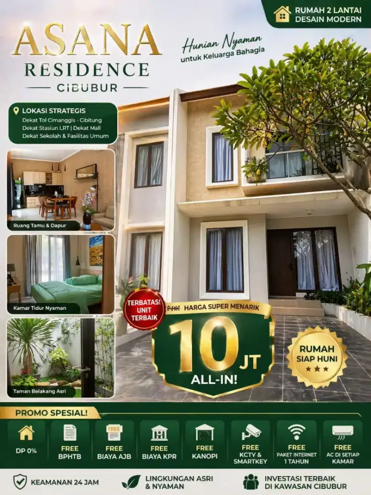Asana Residence Cibubur Tipe Chaitra