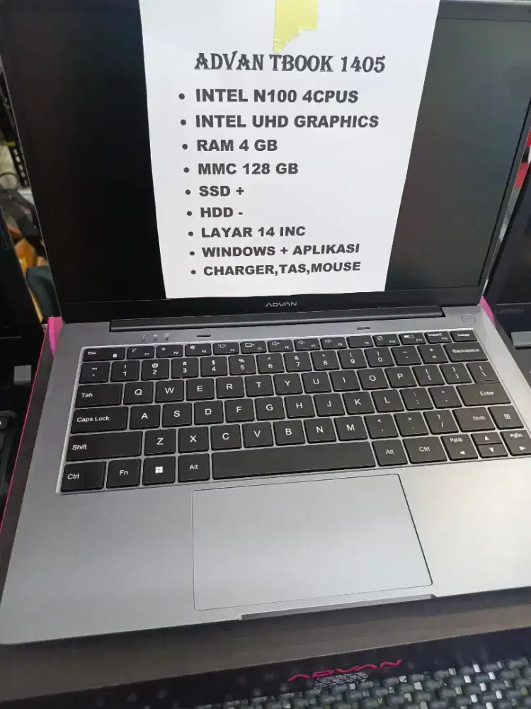 Laptop Advan TBOOK second fullset