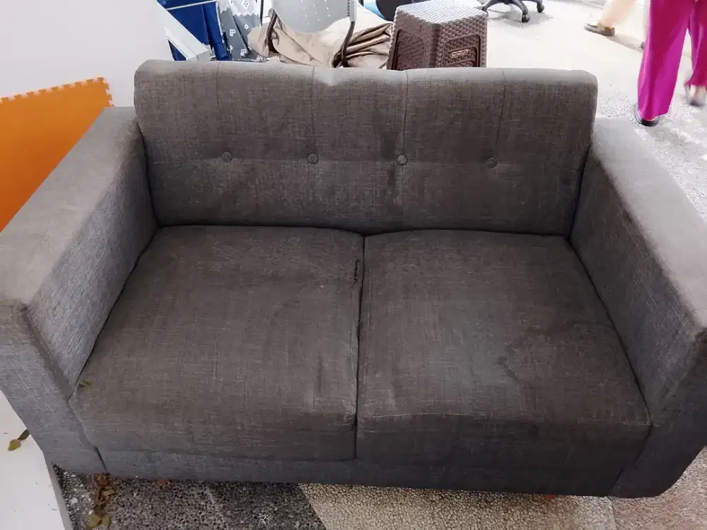 SOFA KAIN ABU-ABU 2 SEATER
