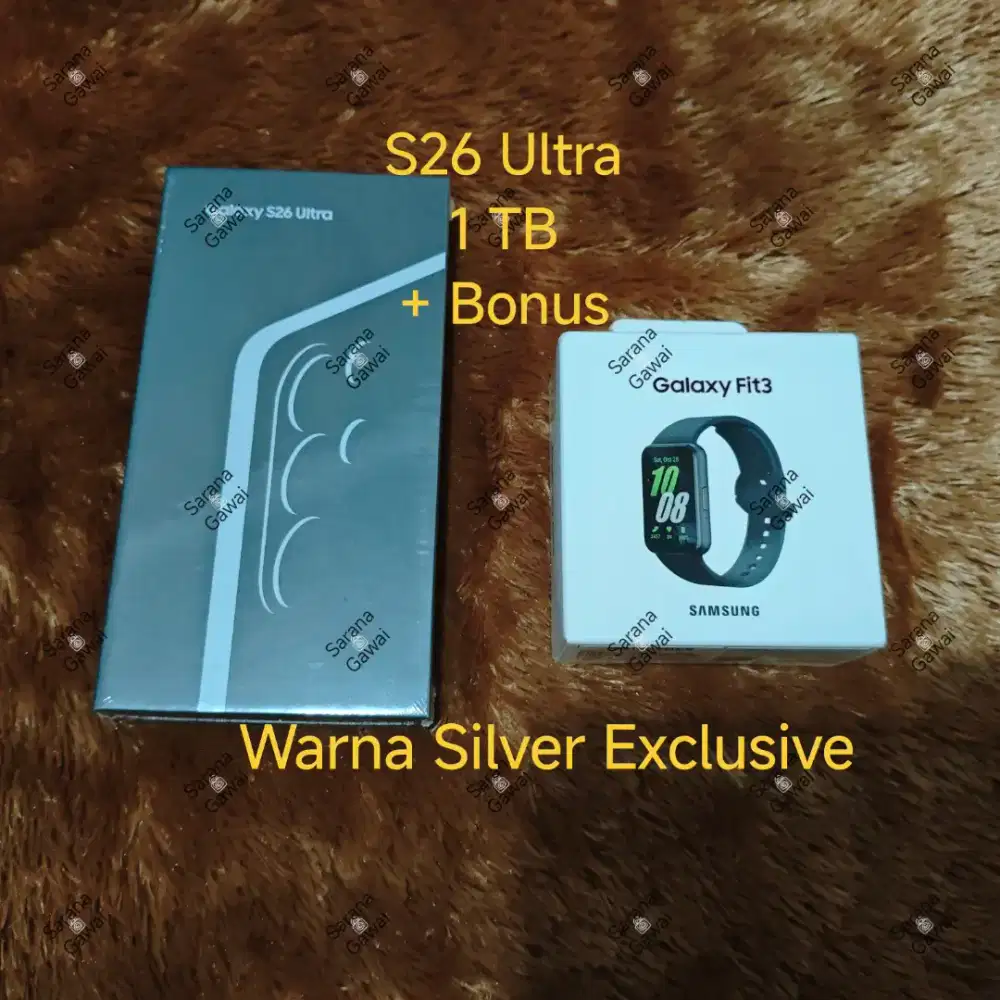 Samsung S26 Ultra, 1TB, Resmi, Warna Eksklusif, Baru Segel Fresh