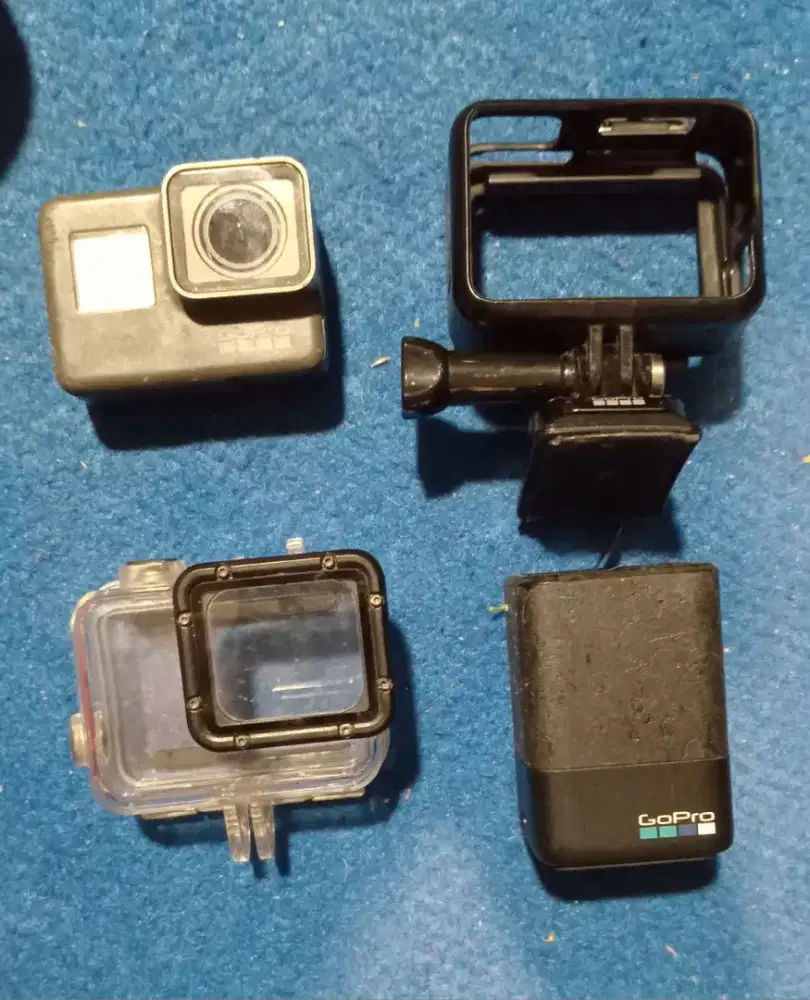 KAMERA GOPRO HERO 5 + CASING GOPRO BUAT MOBIL Bekas