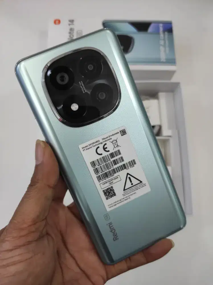 Xiaomi redminote 14pro + 
Jaringan 5G
Mulus 99%
Garansi Resmi
Fulset