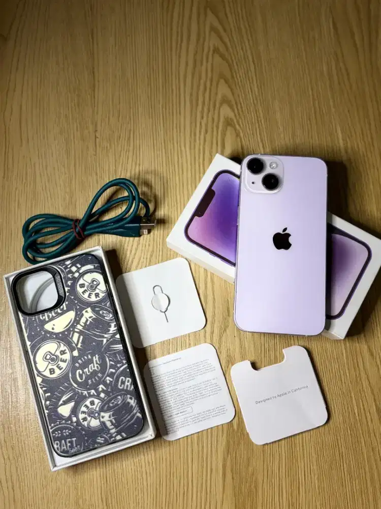 Iphone 14 inter ungu like new