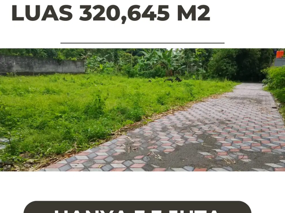 Tanah Jogja Kost Area Kampus UII Kaliurang SHM Pekarangan